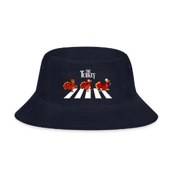 Thanksgiving Art - Bucket Hat - navy - Front