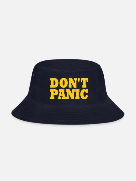 don't panic - Bucket Hat - navy