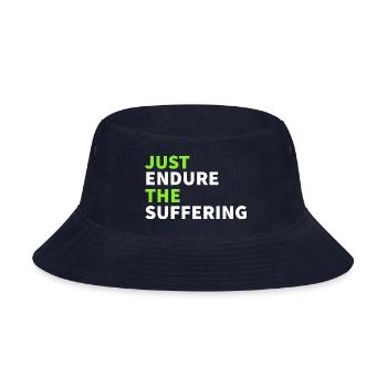 Just Endure The Suffering - Bucket Hat - navy - Front