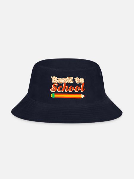 Back To School - Bucket Hat - navy