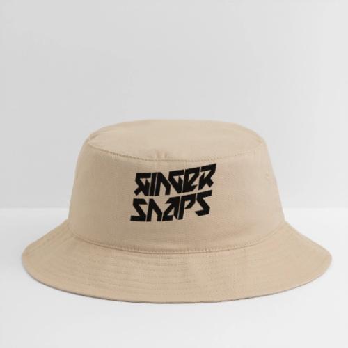 Ginger Snap5 logo (two lines black) - Bucket Hat
