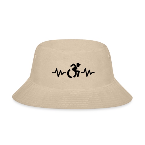 Wheelchair heartbeat, for wheelchair users # - Bucket Hat