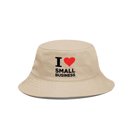 I Heart Small Business (Black & Red) - Bucket Hat