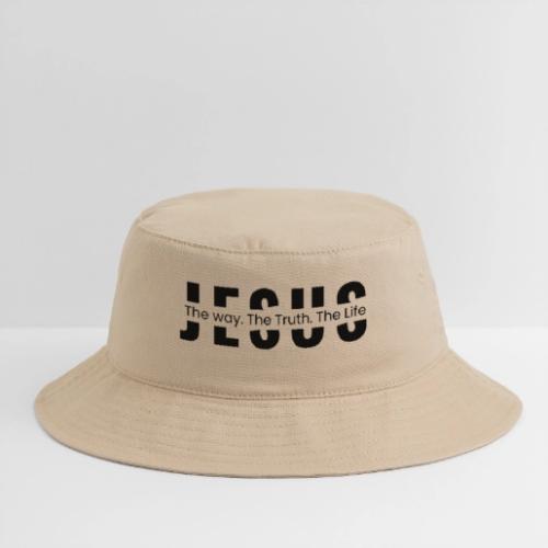 Jesus the Truth and the Life Bible Verse Merch - Bucket Hat