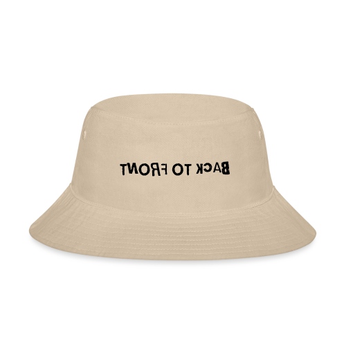 Back To Front Word Art - Bucket Hat