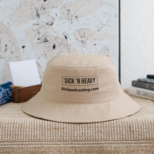 Sick N Heavy logos black - Bucket Hat