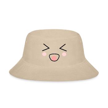 Kawaii face - Bucket Hat - cream - Front