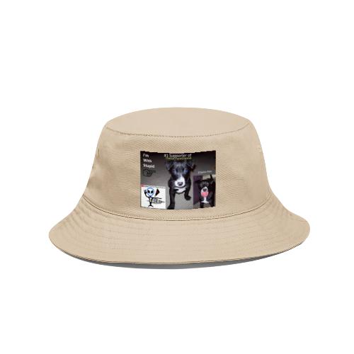 OTchanCharlieRoo Front with Mr Grey Back - Bucket Hat