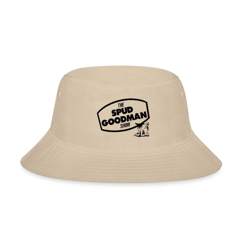 Spud Goodman Logo Black with Kitty - Bucket Hat