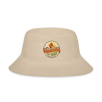 Good Day to Bake Badge - Bucket Hat - cream - Front