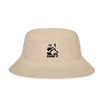 I'm 1 and Diggin' It - Bucket Hat - cream - Front