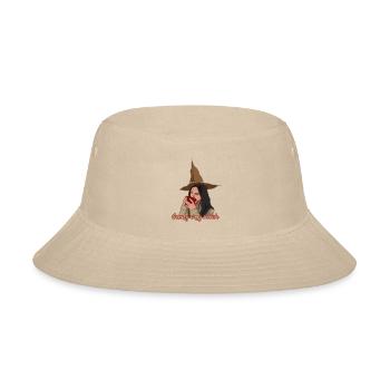 Comfy Cozy Witch Christmas Holiday Season - Bucket Hat - cream - Front