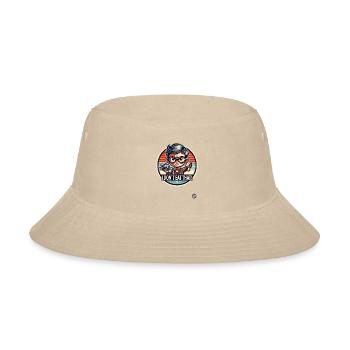 boy with glasses I Don’t Eat That! - Bucket Hat - cream - Front