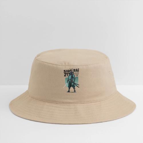 Cyber Samurai 2110: Glowing Katana Warrior - Bucket Hat