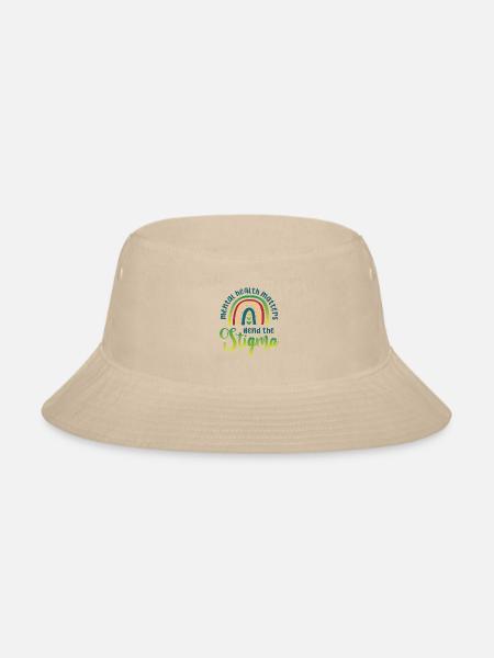 Mental Health Matters Fight The Stigma - Bucket Hat - cream