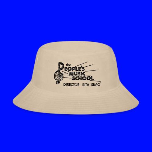 Retro Logo - Black - Bucket Hat