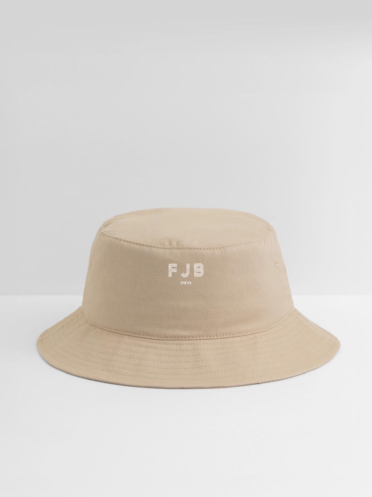 FJB art T Shirt - Bucket Hat - cream - Front