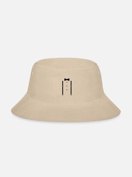 overalls - Bucket Hat - cream