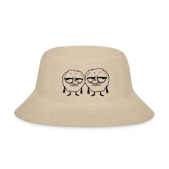 Team 2 monster annoyed - Bucket Hat - cream - Front