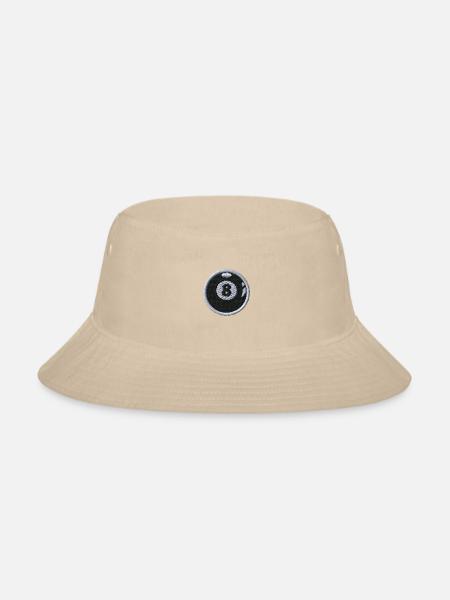 Billiard ball embroiudered - Bucket Hat - cream