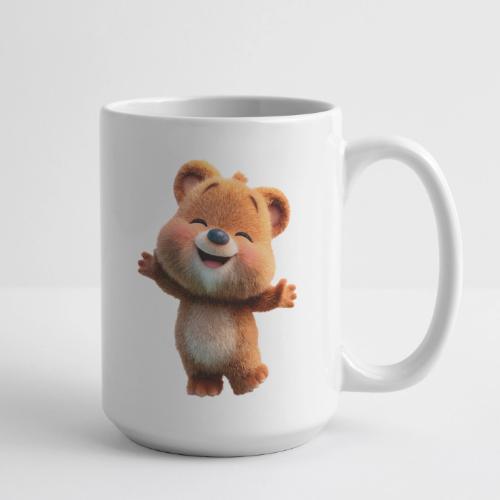 Joyful Baby Bear with Arms Up - Coffee/Tea Mug 15 oz