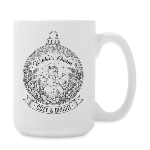 Festive Snowman T-Shirt - Coffee/Tea Mug 15 oz