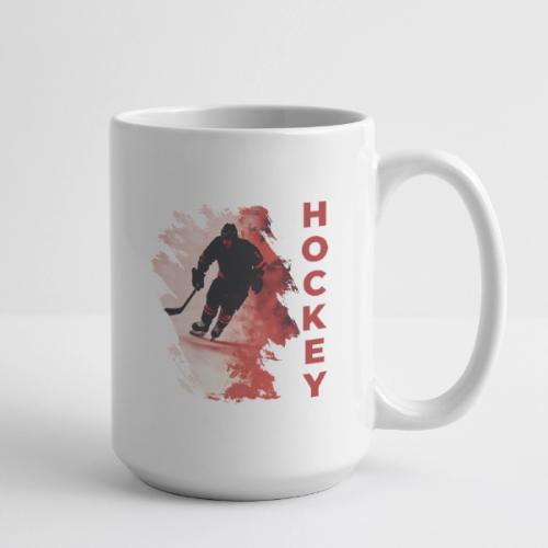 Hockey Fire - Coffee/Tea Mug 15 oz