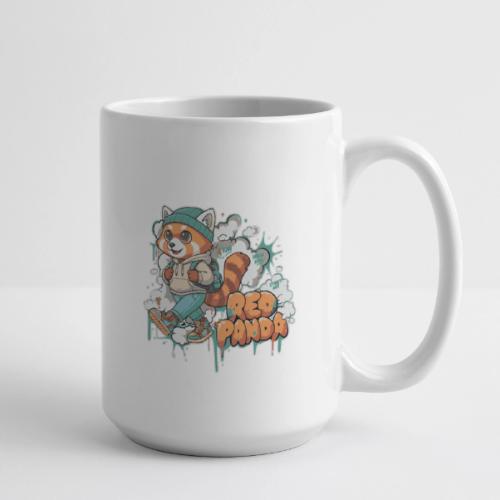 Red Panda Street Graffiti Vibes - Coffee/Tea Mug 15 oz