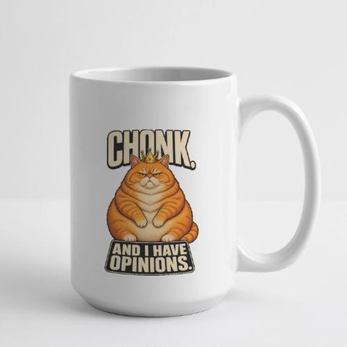 Chonk King Cat - Opinionated Kitty - Coffee/Tea Mug 15 oz