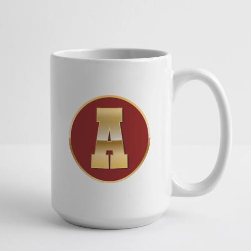 Letter A – Capital Varsity Alphabet Monogram - Coffee/Tea Mug 15 oz
