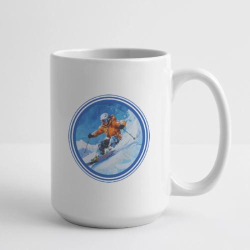 Skiing: On the Edge - Coffee/Tea Mug 15 oz