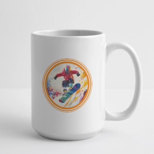 Snowboarding Horizon - Coffee/Tea Mug 15 oz
