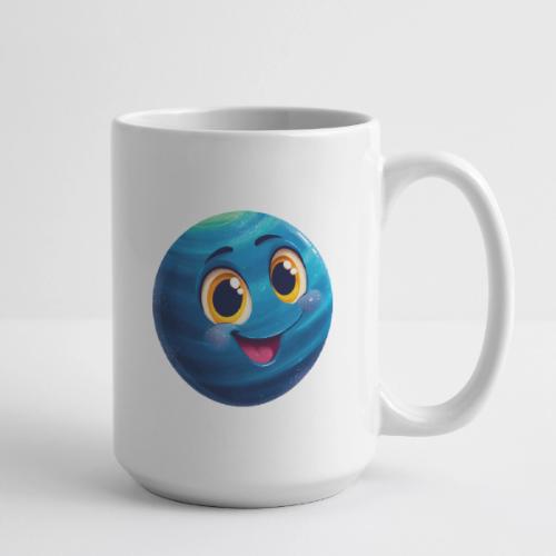 Smiling Blue Planet - Coffee/Tea Mug 15 oz