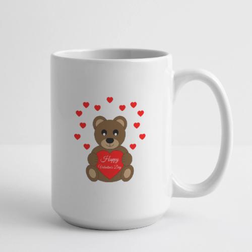 Sweet Bear Heart Mug - Cuddly Animal Coffee Cup - Coffee/Tea Mug 15 oz