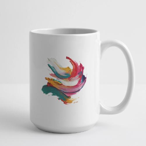 Colorful brushstrokes - Coffee/Tea Mug 15 oz