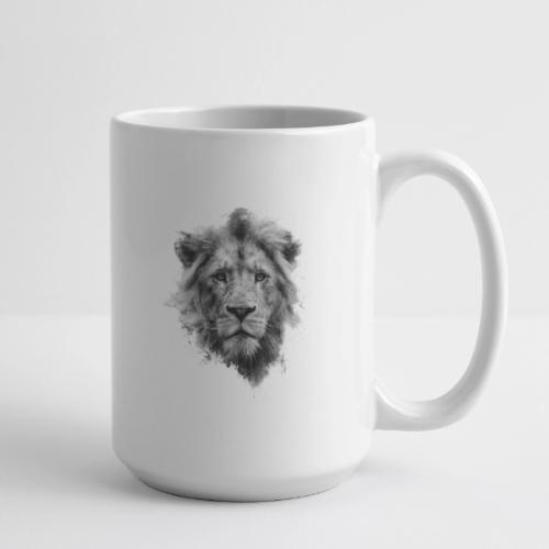 Lion: Monochrome King - Coffee/Tea Mug 15 oz