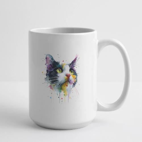 Cat: Painted Purr Expression - Coffee/Tea Mug 15 oz