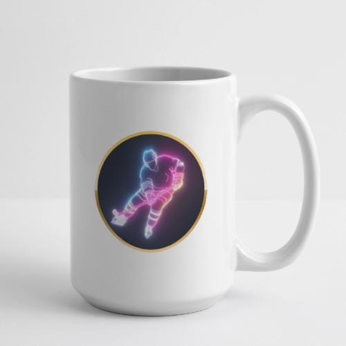 Hockey: Neon Ice Striker - Coffee/Tea Mug 15 oz