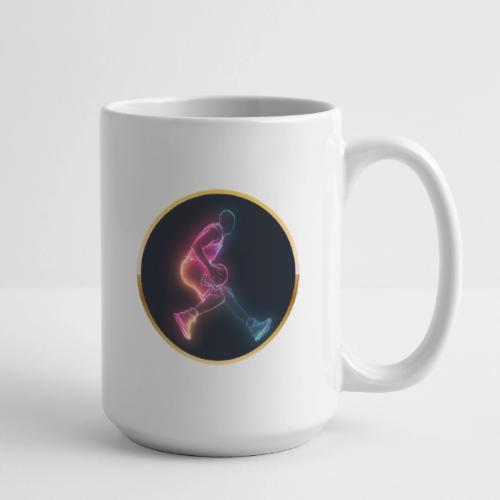 Basketball: Golden Court Glow - Coffee/Tea Mug 15 oz