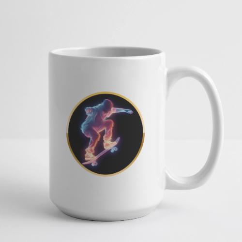 Skateboarding: Neon Skate Orbit - Coffee/Tea Mug 15 oz