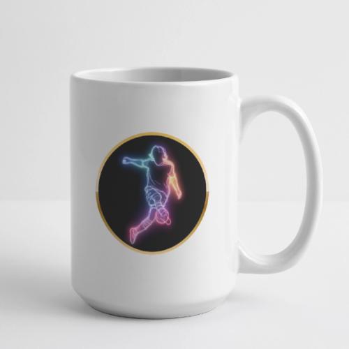 Soccer: Neon Goal Fusion - Coffee/Tea Mug 15 oz