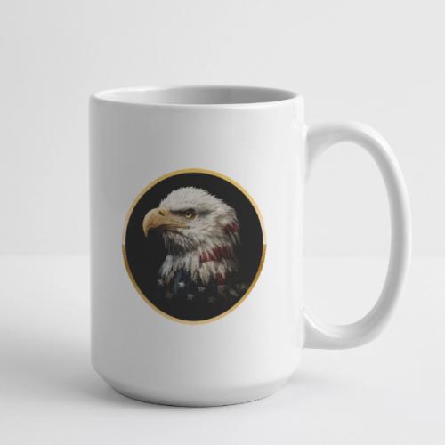 America: Golden Freedom Crest - Coffee/Tea Mug 15 oz