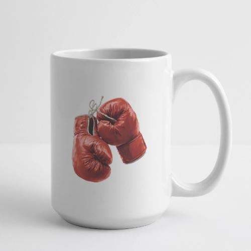 Boxing: Hanging Gloves Icon - Coffee/Tea Mug 15 oz