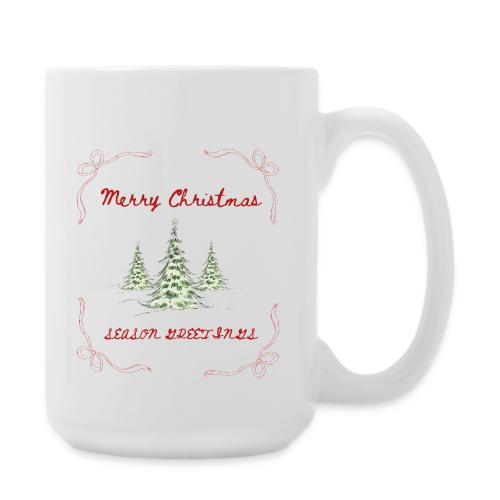 Beautiful Green Christmas Tree Graphic - Coffee/Tea Mug 15 oz