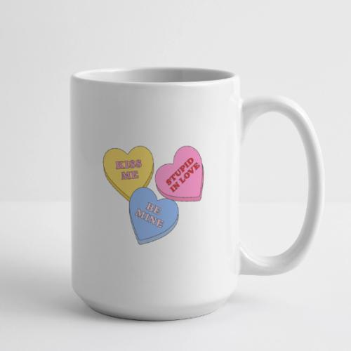 Candy Hearts Mug - Coffee/Tea Mug 15 oz