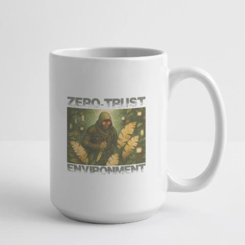 ZERO-TRUST (Black Lettering) - Coffee/Tea Mug 15 oz