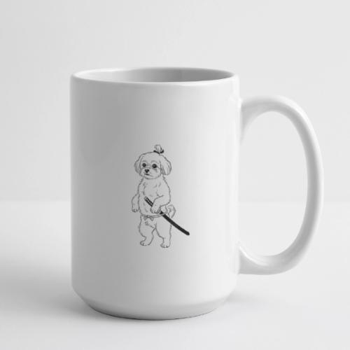 Samurai Maltese Katana Warrior Dog Tee - Coffee/Tea Mug 15 oz