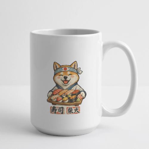 Funny Shiba Inu Sushi Kawaii Dog Tee - Coffee/Tea Mug 15 oz