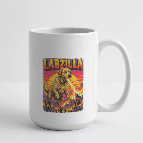 Labzilla Giant Yellow Labrador Monster Tee - Coffee/Tea Mug 15 oz