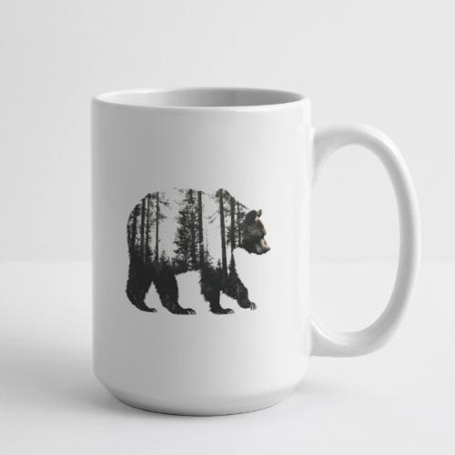 Evergreen Bear Silhouette - Coffee/Tea Mug 15 oz